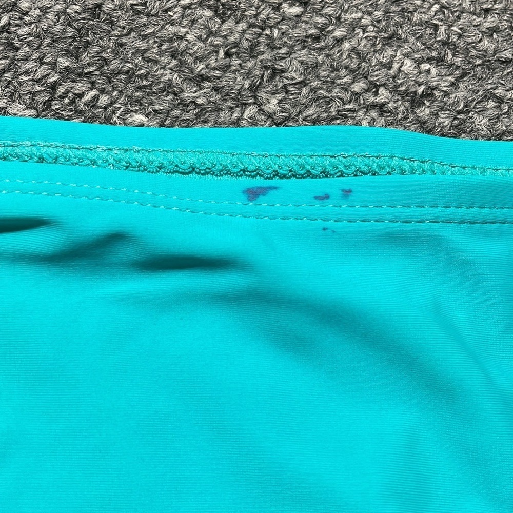 Nwt Arizona swim bottoms green/blue color. Small mark as pictured - Picture 2 of 4